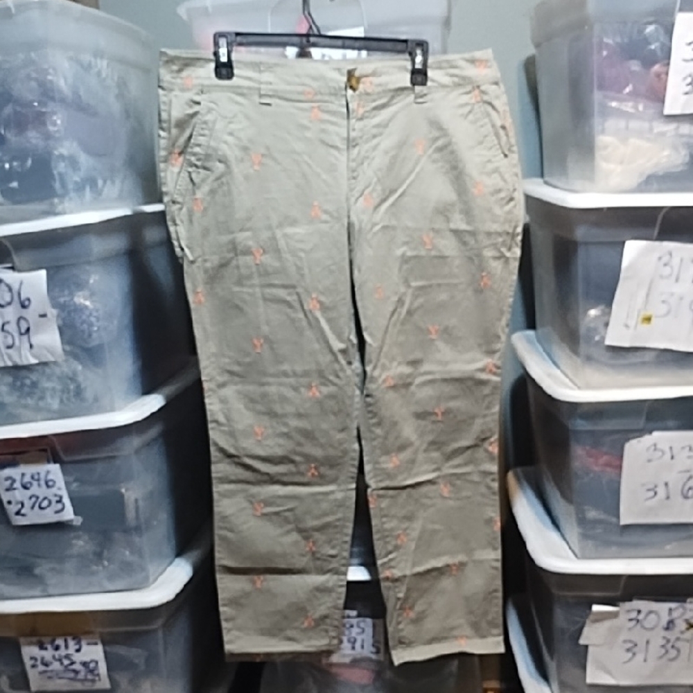 Old Navy Pants With Pink Crabs